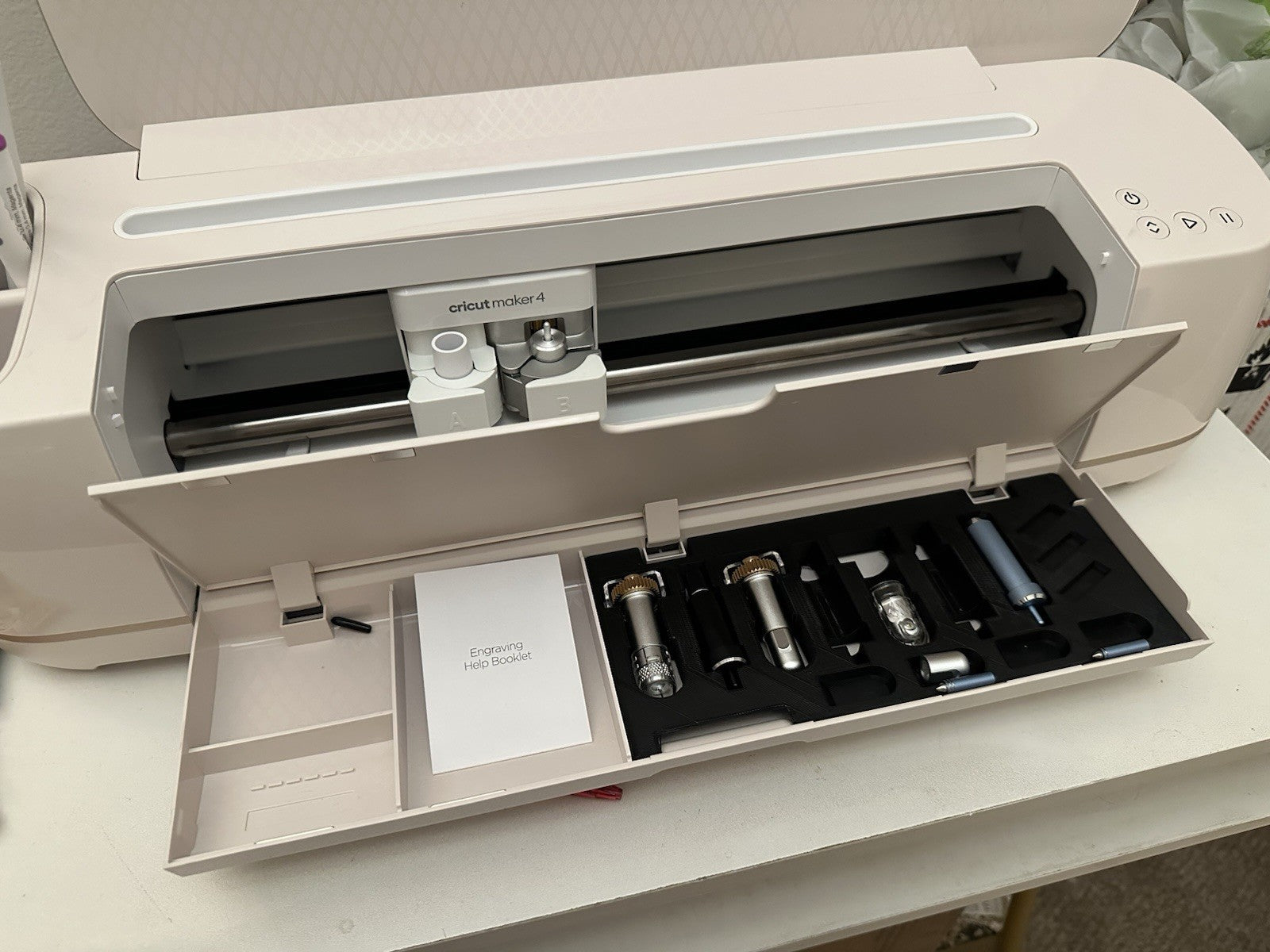 Cricut Maker 4 + Everything Bundle w/ $235+ of Machine Tools (MINT CONDITION)