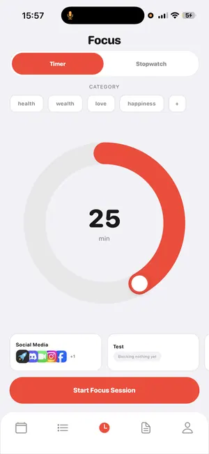 Divux focus timer
