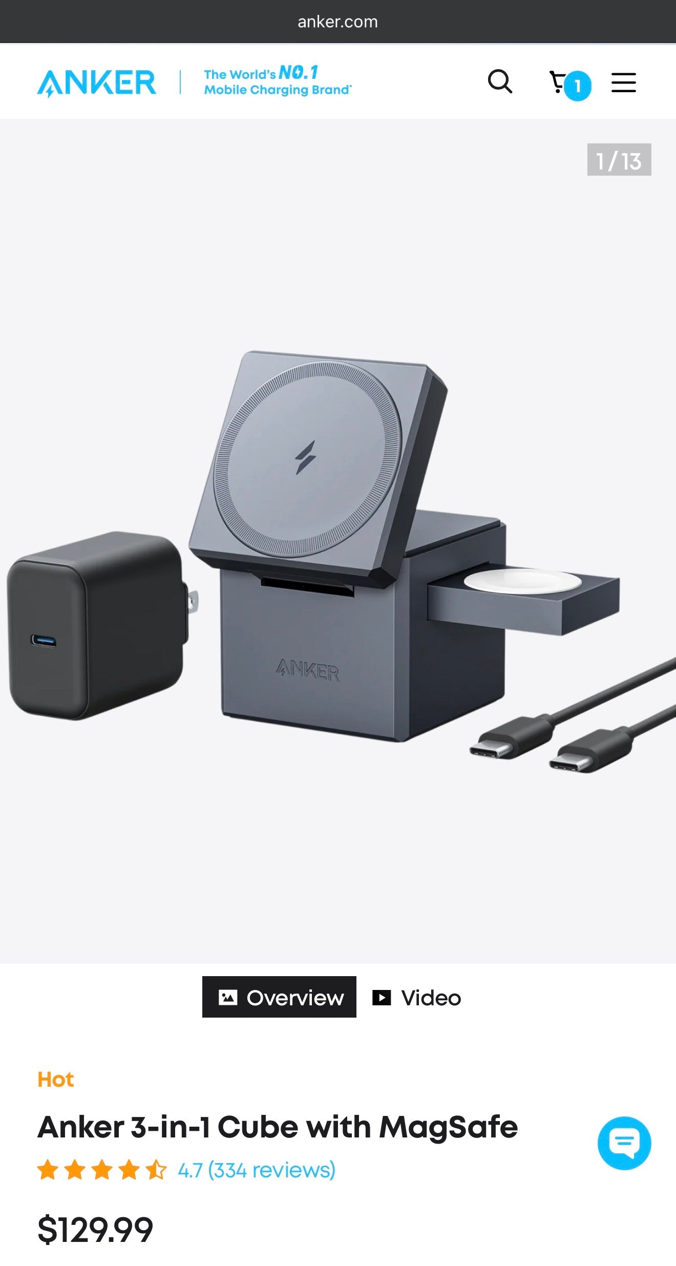 NEW Anker 3-in-1 Cube with MagSafe